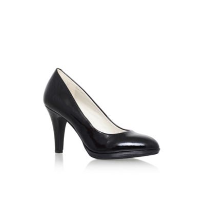 Black 'Lolana' high heel court shoes